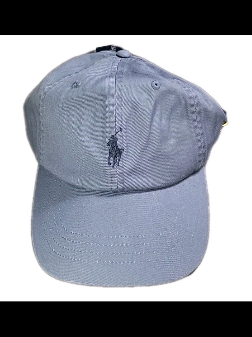 Polo Ralph Lauren Men's Classic Twill Baseball Cap Carson Blue w Blue Pony Hat